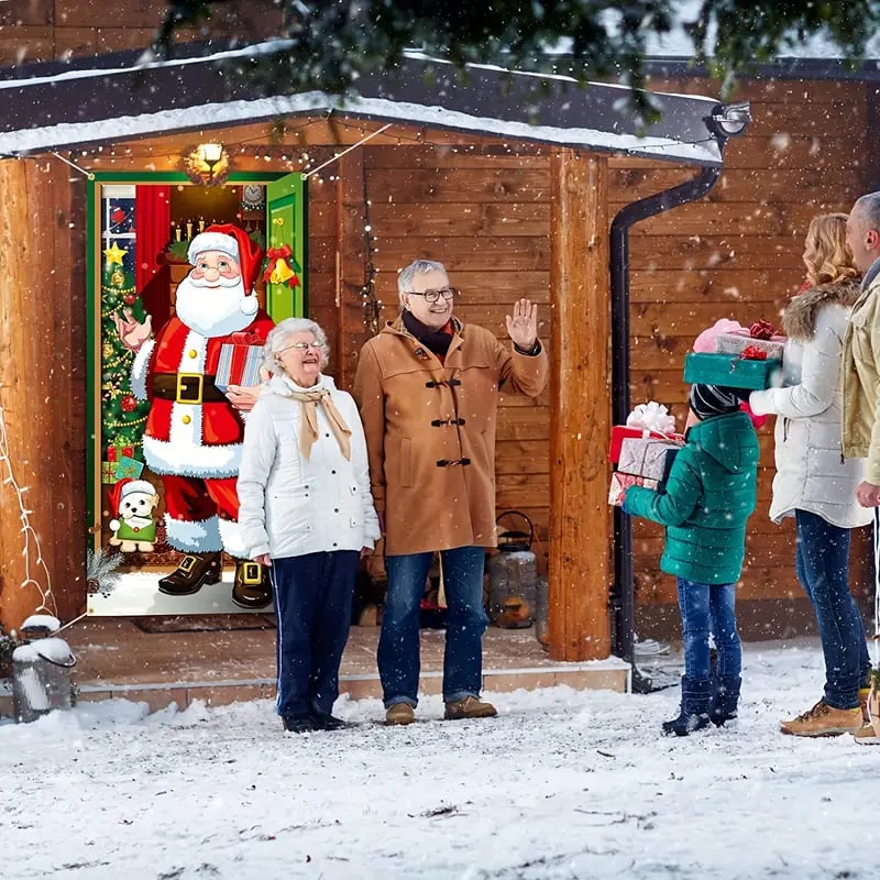 🌟🌟2025 Christmas and Halloween front door decoration