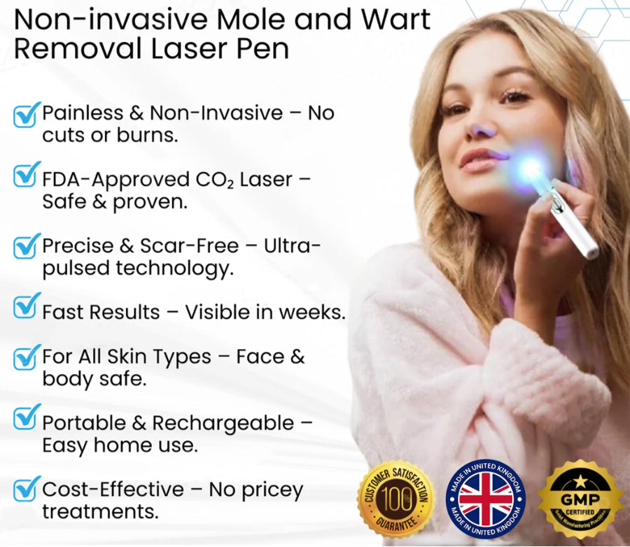 AQA™ Non-Invasive Mole and Wart Removal Laser Pen