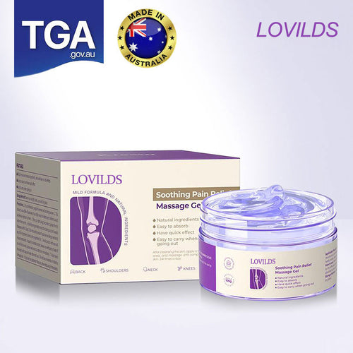 LOVILDS™ Turmeric & Emu Oil Arthritis Soothing Pain Relief Massage Gel 👨⚕️Australian Osteopathic Association (AOA)Approved