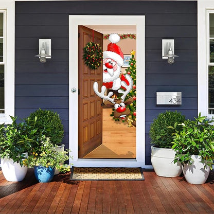 🌟🌟2025 Christmas and Halloween front door decoration