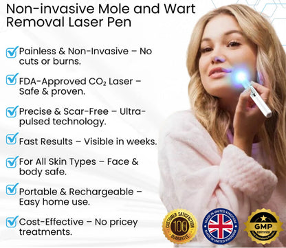 AQA™ Non-Invasive Mole and Wart Removal Laser Pen